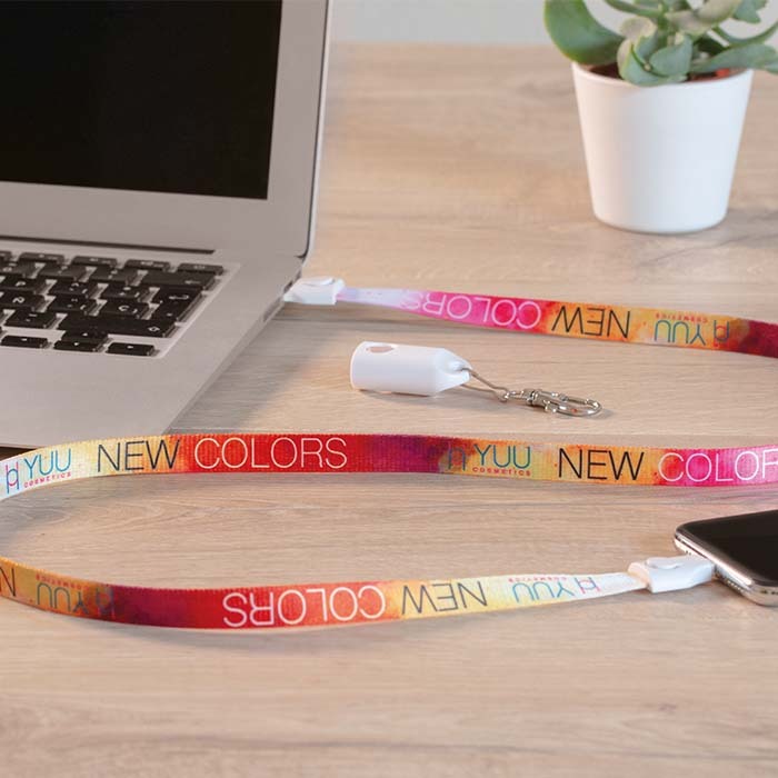 MC1004 Câble de recharge. Votre design en quadri sur les deux faces. publicitaire personnalisé - vue 10