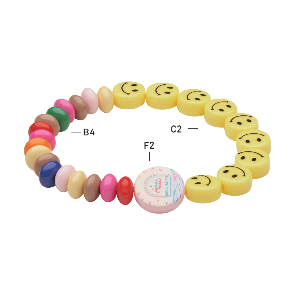 MCHM02 Bracelets à breloques personnalisés selon votre design avec la plus large gam... publicitaire personnalisé - vue 10