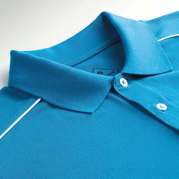 CG1006 Polo en coton avec passepoils contrastés 190gsm publicitaire personnalisé - vue 11