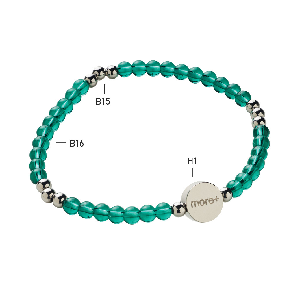 MCHM04 Bracelets à breloques personnalisés selon votre design avec la plus large gam... publicitaire personnalisé - vue 11