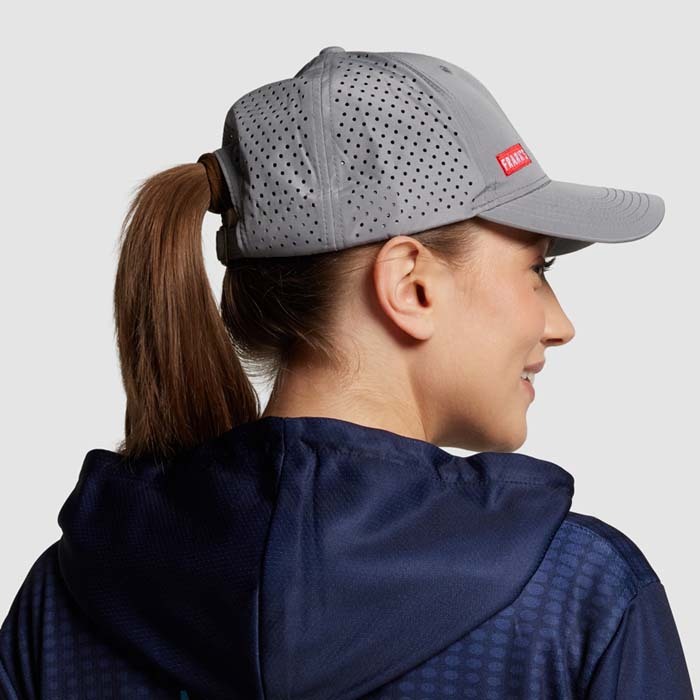 MH2336 Casquette de baseball légère en tissu pongé 130gsm avec dos en maille perforé... publicitaire personnalisé - vue 11