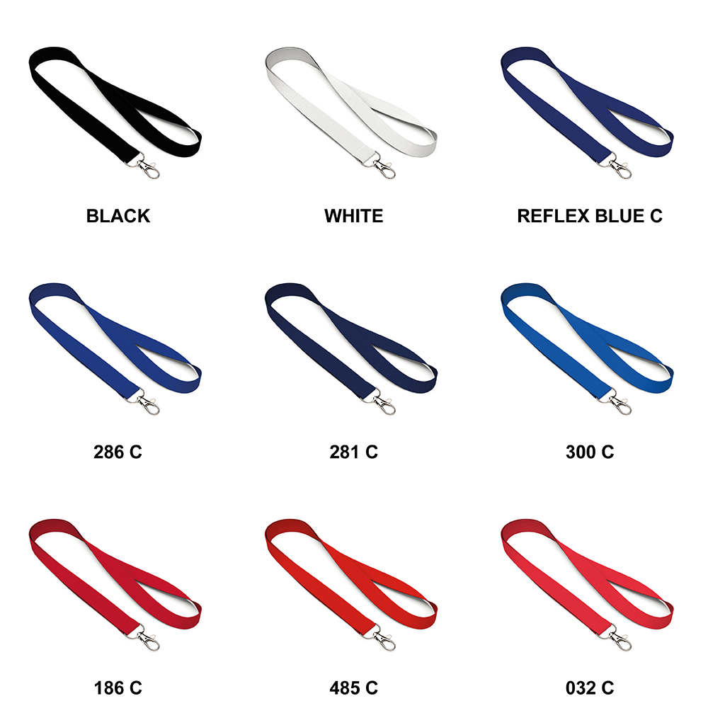 ML1101 Lanyard avec impression en 1 couleur sur 1 côté. publicitaire personnalisé - vue 11