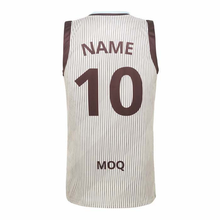 SG1009 Maillot de basket sublimé avec col en V. publicitaire personnalisé - vue 11