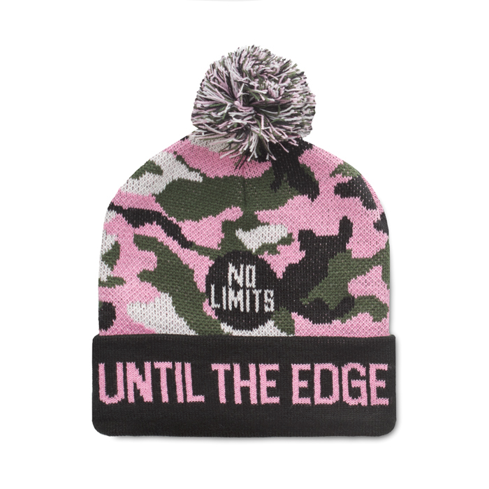 MW1010 Bonnet en acrylique à motif jacquard personnalisé avec pompon. publicitaire personnalisé - vue 12