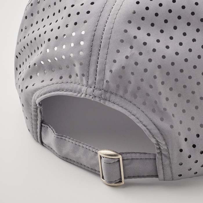 MH2336 Casquette de baseball légère en tissu pongé 130gsm avec dos en maille perforé... publicitaire personnalisé - vue 13