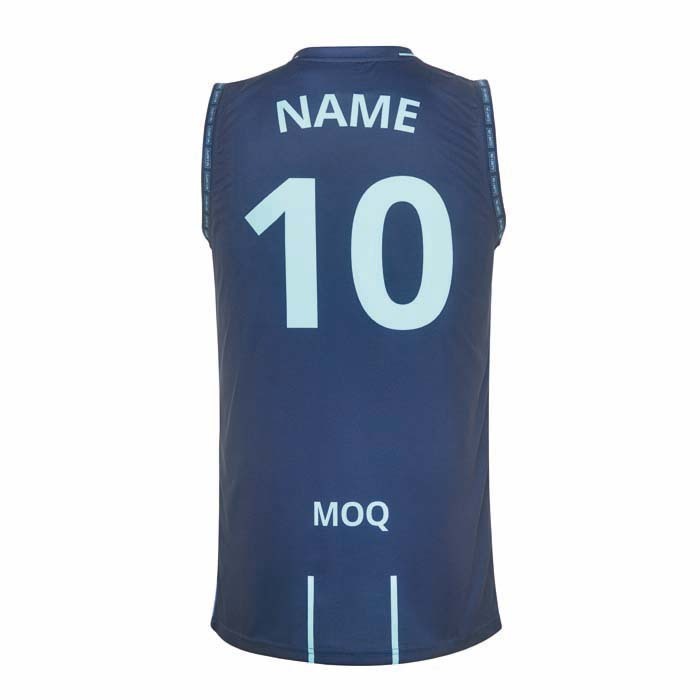 SG1010 Maillot de basket-ball à col rond sublimé Premier. publicitaire personnalisé - vue 14