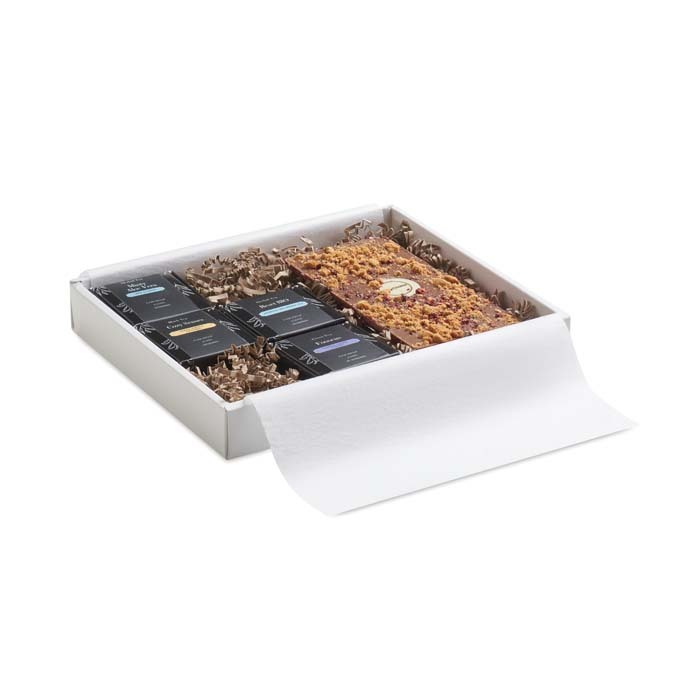 MI4006 coffret cadeau de 4 thés zen et barres chocolatées publicitaire personnalisé - vue 15