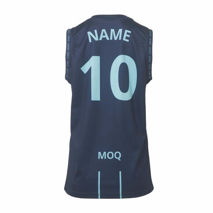 SG1010 Maillot de basket-ball à col rond sublimé Premier. publicitaire personnalisé - vue 15