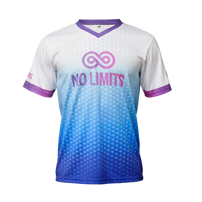 CG1202 Maillot sublimé col V en maille polyester. publicitaire personnalisé - vue 1