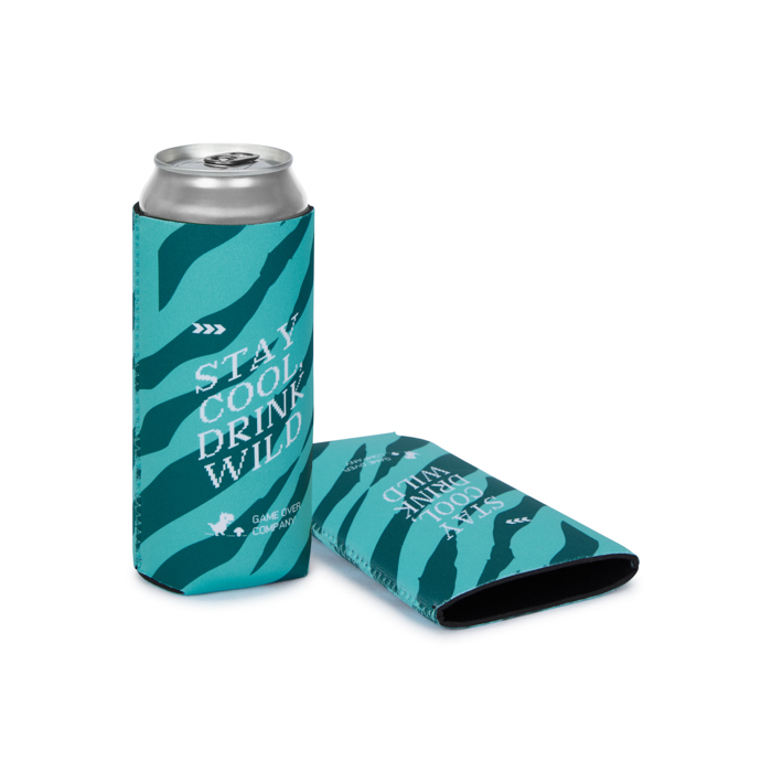 Glacière pliable en néoprène pour canettes de 450 ml.