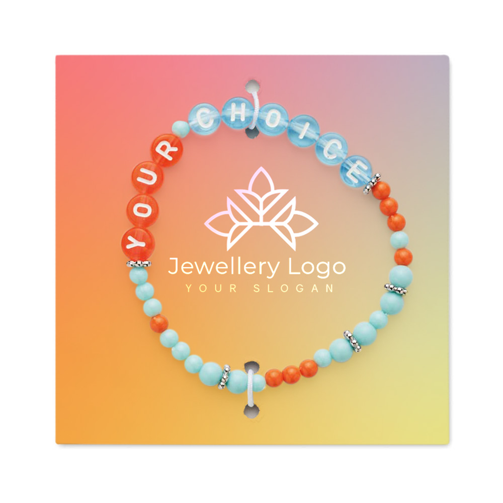 MCHM01 Bracelets à breloques personnalisés dans votre design avec des options de per... publicitaire personnalisé - vue 1