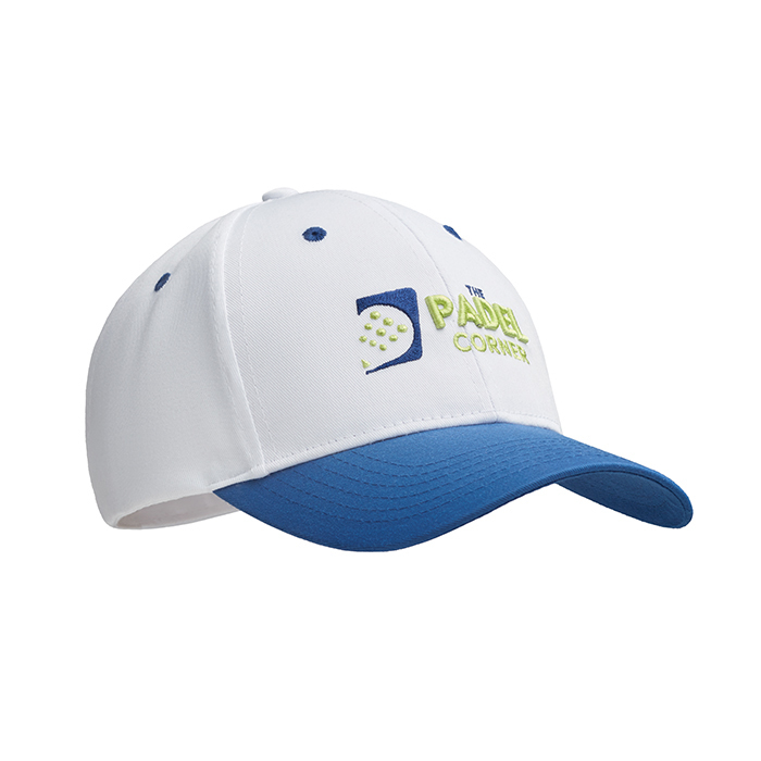 Casquette de baseball structurée à 6 pans, profil moyen en RPET.