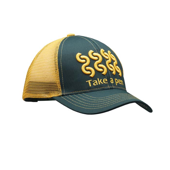 MH2212 Casquette trucker 6 pans à profil moyen. publicitaire personnalisé - vue 1