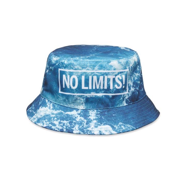 MH2322 Bob réversible en polyester 260 g/m² en quadrichromie. Design sur deux côtés ... publicitaire personnalisé - vue 1