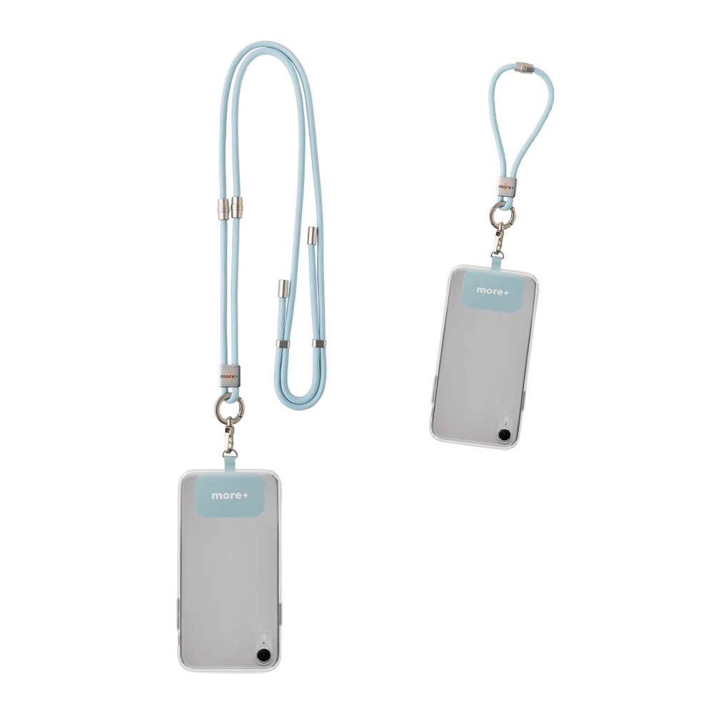 ML1092 Lanyard téléphonique et sangle de poignet 2 en 1 publicitaire personnalisé - vue 1