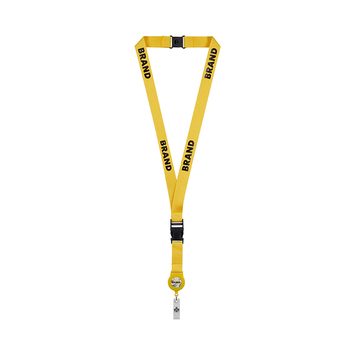 ML1263 RPET silkkipainettu jojokaulanauha pikalukolla. Kaulanauha, jossa on 1-värine... publicitaire personnalisé - vue 1