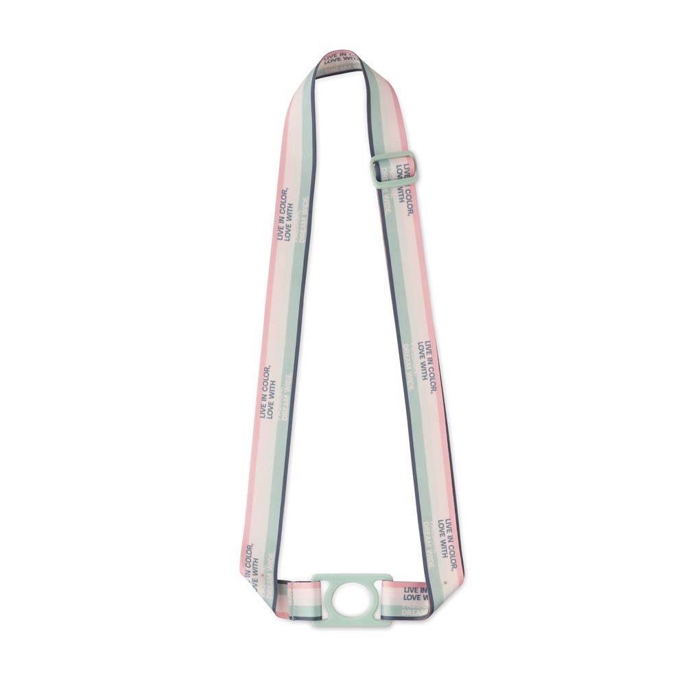 MLBH11 Sangle sublimée avec porte-bouteille d’eau minérale selon votre design. publicitaire personnalisé - vue 1