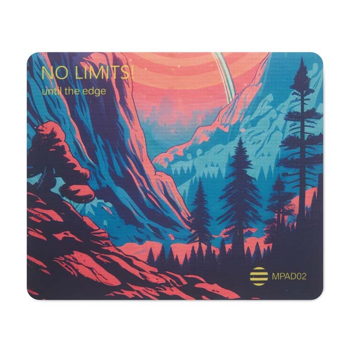 Tapis de souris RPET en quadrichromie avec picots antidérapants