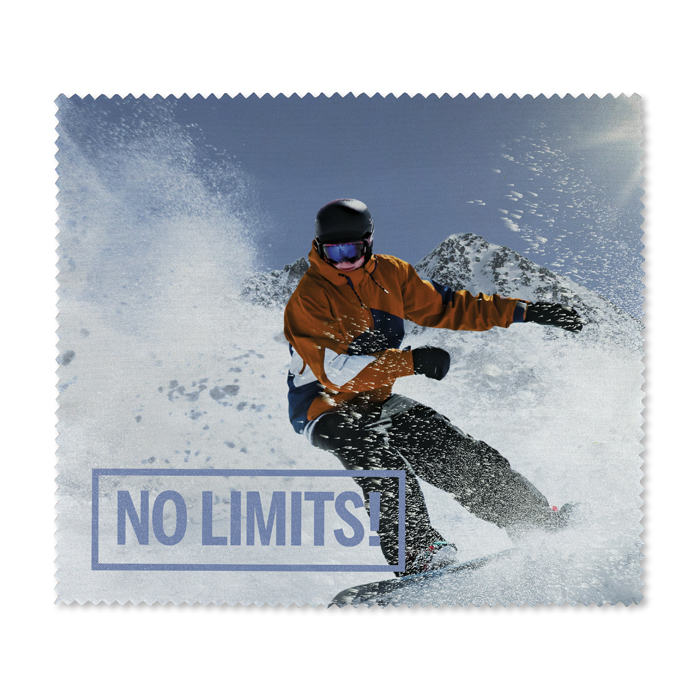 MPGC03 Lingette en microfibre en quadri (17x15cm). publicitaire personnalisé - vue 1