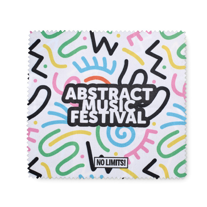 MPGC63 Lingette en microfibre en quadri, fabriqué dans l'UE (17x18cm). publicitaire personnalisé - vue 1