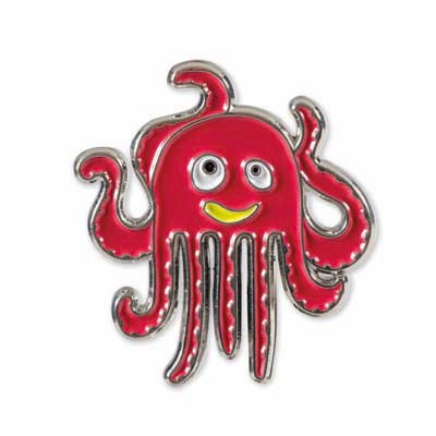 Pin's en alliage de zinc avec design en émail doux jusqu'à 3 couleurs.