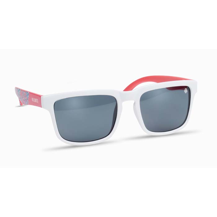 Lunettes de soleil PC rectangulaires dans votre design.