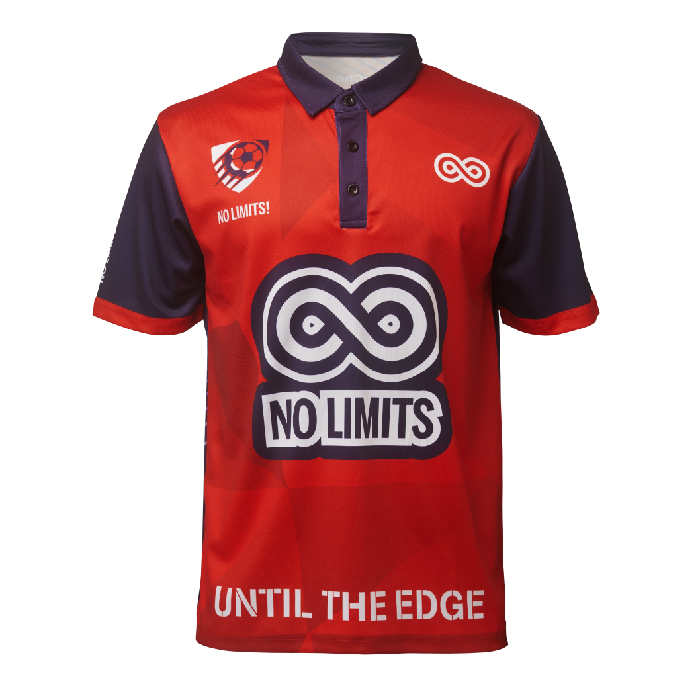 Polo sublimé en maille polyester 180 g/m².