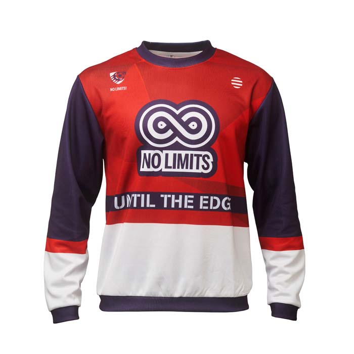 Sweat unisexe sublimé en quadri à votre motif.