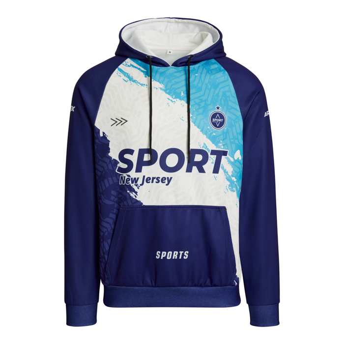 SG1042 Sweat à capuche raglan à poches sublimé 280g publicitaire personnalisé - vue 1