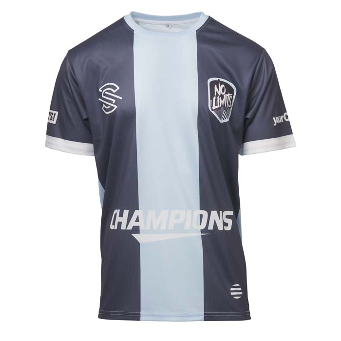 Maillot sublimé à col ras du rond.