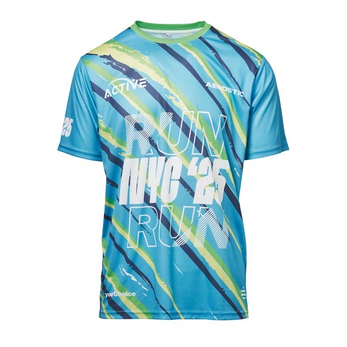 SG1145 T-shirt à carreaux ultraléger 100g. publicitaire personnalisé - vue 1