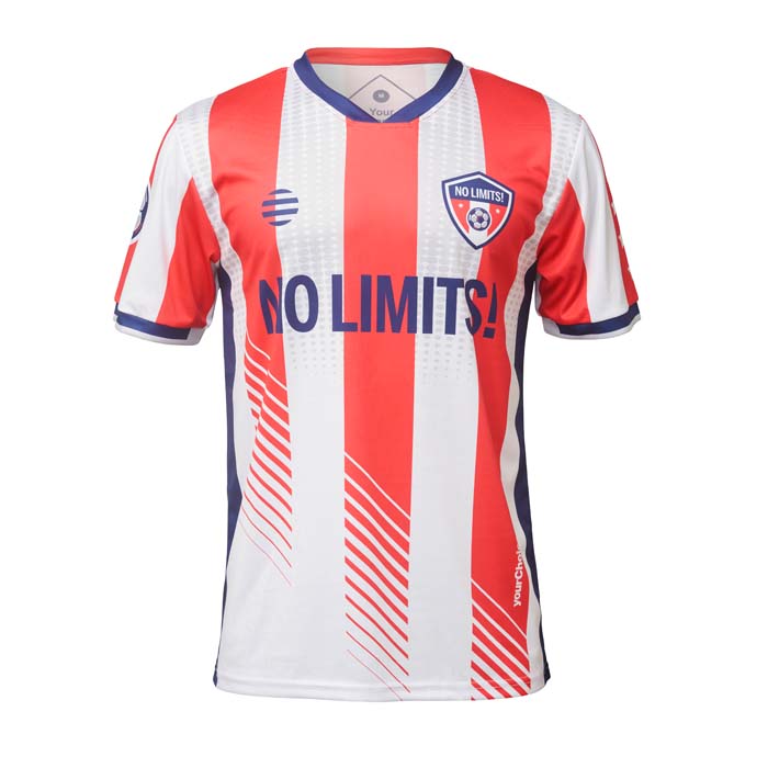 SG1307 Maillot sublimé à col en V emoussé Premier. publicitaire personnalisé - vue 1