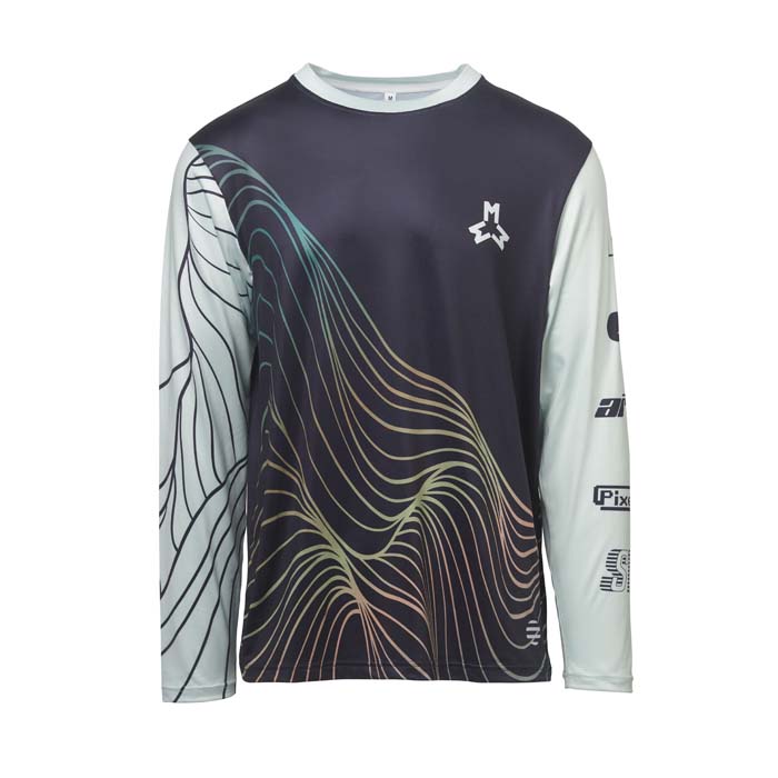 SG3255 Manches longues sublimées en polyester certifié anti-UV. publicitaire personnalisé - vue 1