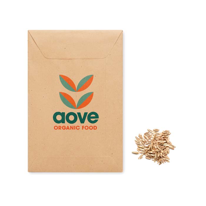 YC6501 Enveloppe en papier kraft avec les graines de votre choix. publicitaire personnalisé - vue 1