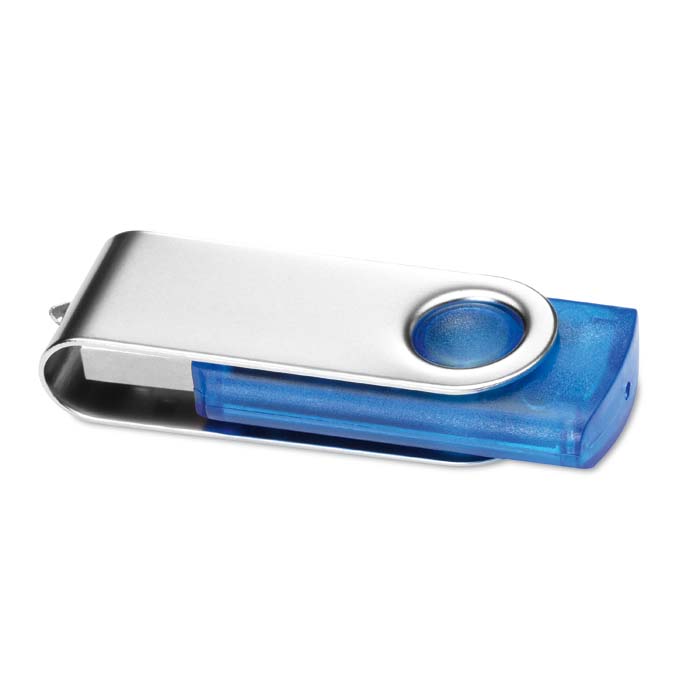 Clé USB à boîtier transparent 1-64GB.