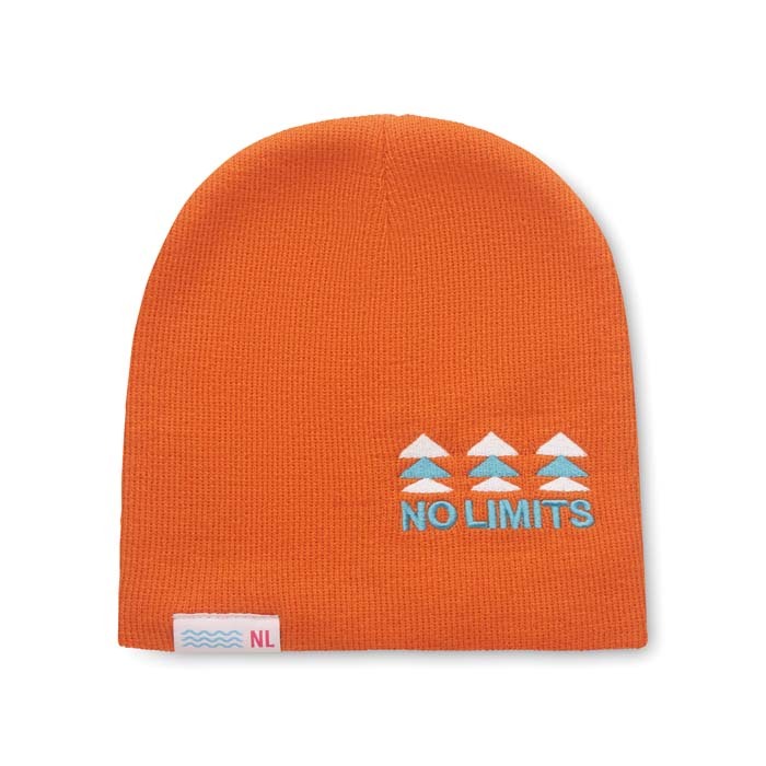 Bonnet en rPET double couche, unicolore.