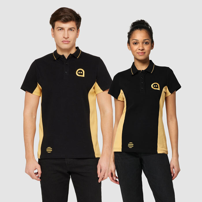 CG1008 Polo contrasté côtés/bras en coton 190gsm publicitaire personnalisé - vue 2