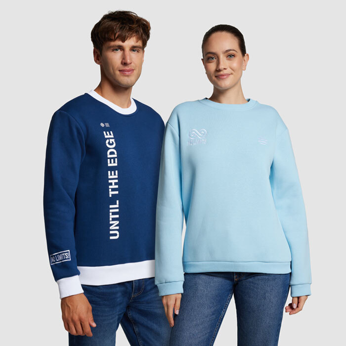 CG1016 Sweat-shirt unisexe à col rond sur mesure. publicitaire personnalisé - vue 2