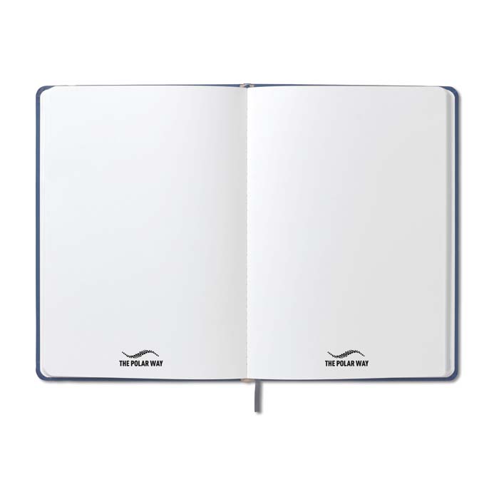 HAPUA5 Carnet A5 à couverture rigide en cuir PU avec feuilles à votre motif. publicitaire personnalisé - vue 2