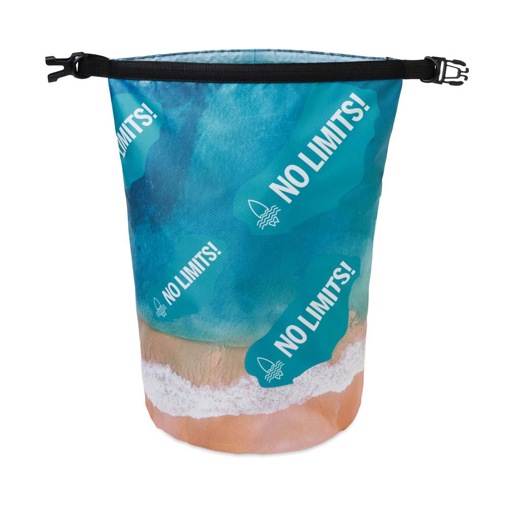 MB8008 Sac étanche de 5 L en tissu ripstop fabriqué à partir de PET recyclé, avec sa... publicitaire personnalisé - vue 2