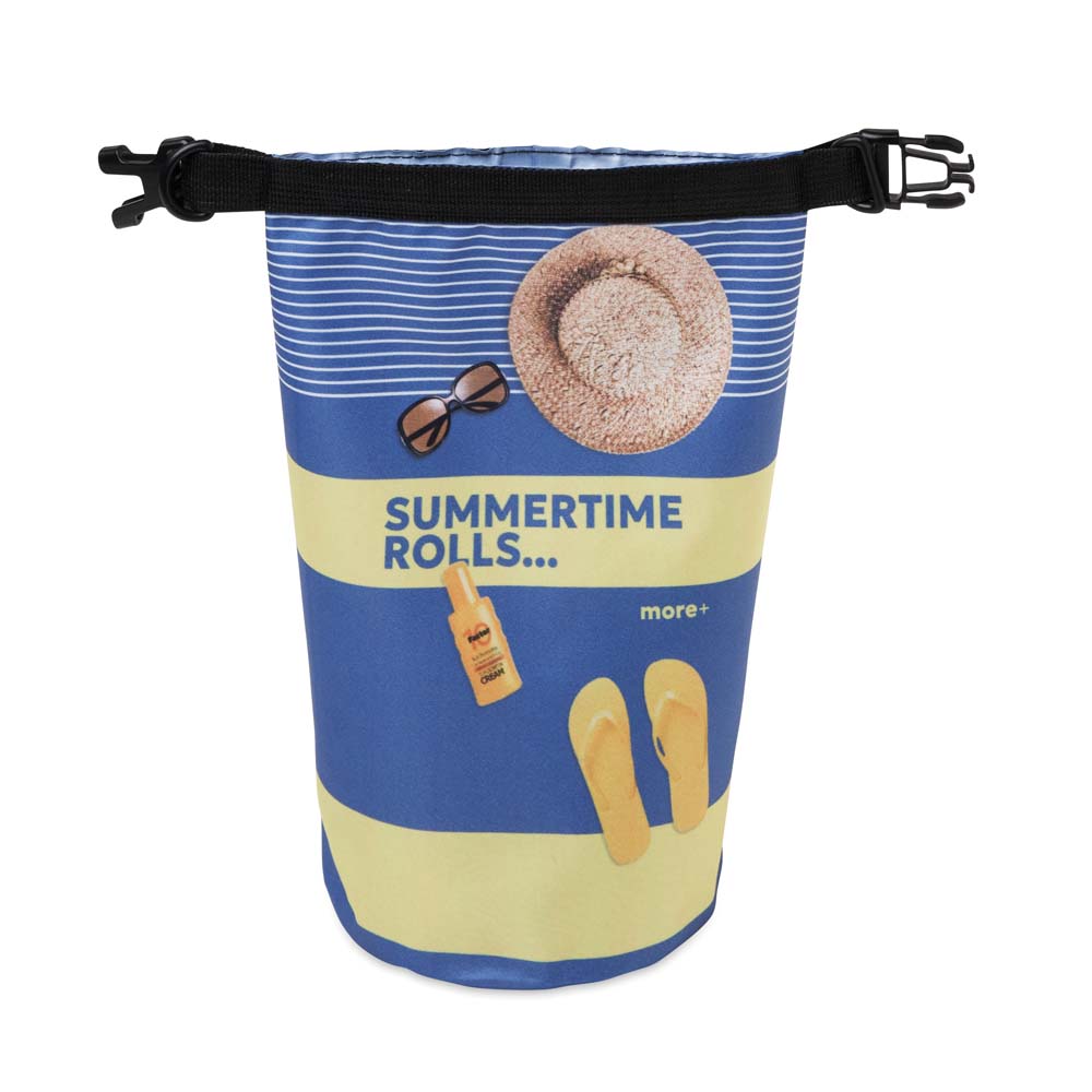 MB8011 Sac étanche de 1,5 L en PET recyclé, avec sangle d’épaule en option. publicitaire personnalisé - vue 2