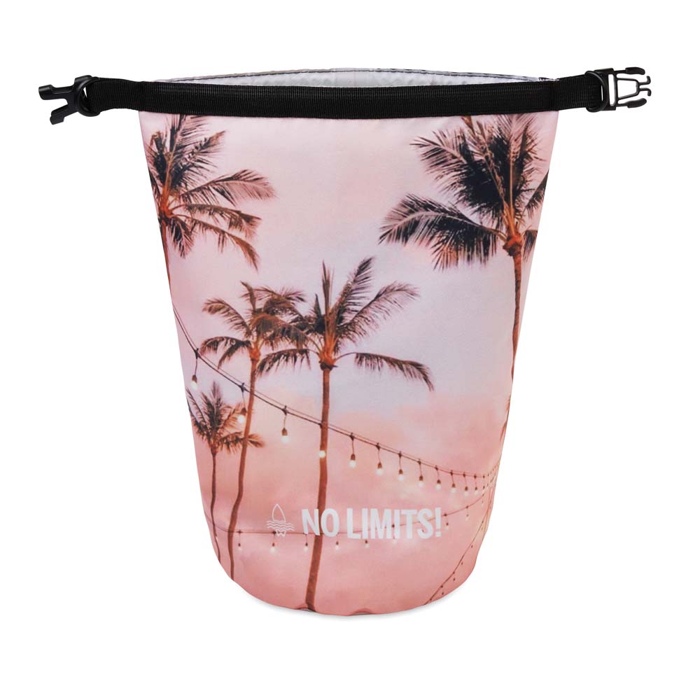 MB8012 Sac étanche de 5 L en PET recyclé, avec sangle d’épaule en option. publicitaire personnalisé - vue 2