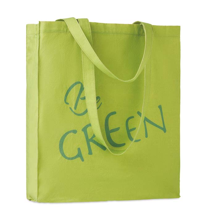 MB8103 Sac en coton 140 g/m² avec soufflet et longues anses. publicitaire personnalisé - vue 2