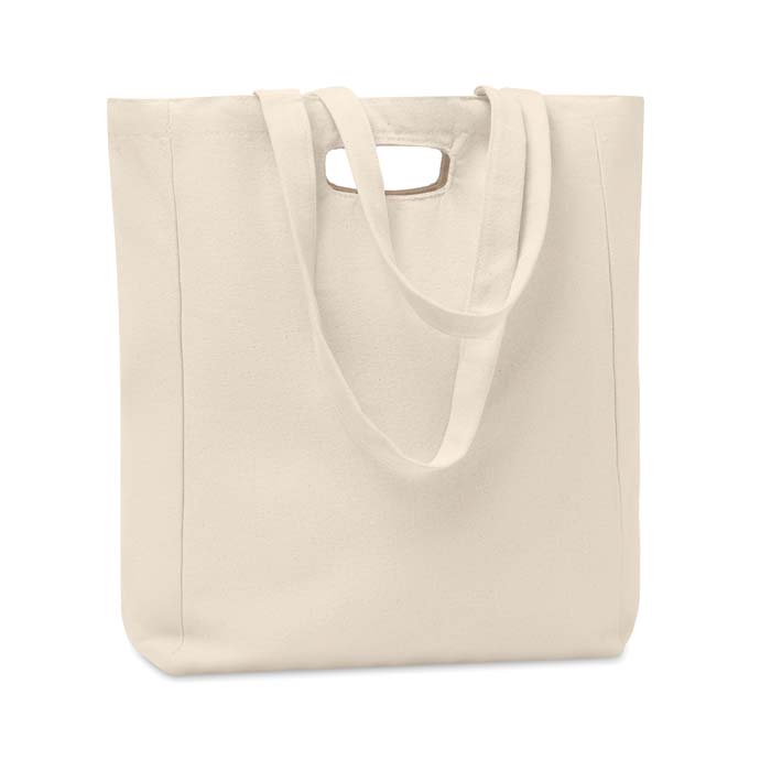 MB8111 Sac shopping 180 g/m² avec poignée perforée et longues anses. publicitaire personnalisé - vue 2