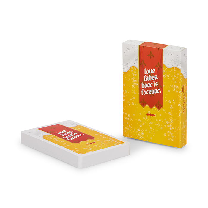 MCAD11 32 cartes de jeu, votre dessin sur 1 face. publicitaire personnalisé - vue 2