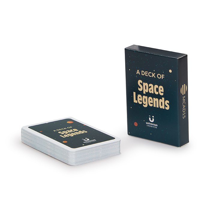 MCAD15 32 cartes de jeu de voyage avec votre dessin sur les deux faces. publicitaire personnalisé - vue 2