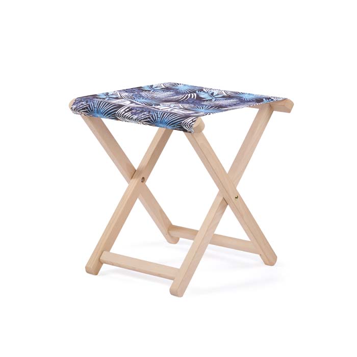 MCHA03 Tabouret de terrasse en bois (sublimé) publicitaire personnalisé - vue 2