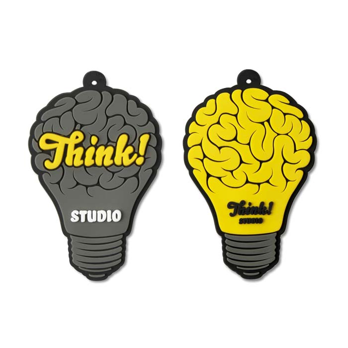 MK1002 Votre motif sur les 2 faces et un anneau fendu standard. (≤25cm2) publicitaire personnalisé - vue 2