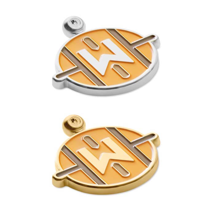 MK2007 Alliage de zinc en forme personnalisée avec anneau rotatif avec émail (surfac... publicitaire personnalisé - vue 2