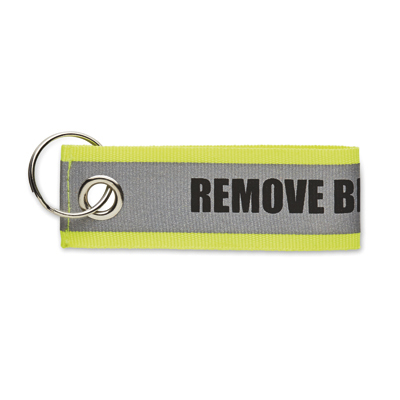 MK2022 Porte-clés réfléchissant (non destiné à la sécurité). 1 cl / 1 côté. publicitaire personnalisé - vue 2